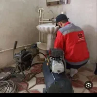 لوله بازکنی شموسی با دستگاه فنربرقی وپمپ باد