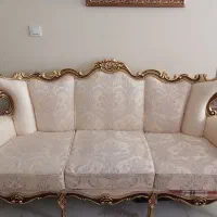 مبلمان استیل کلاسیک ۷ نفره و ناهارخوری ۸ نفره