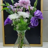 12 عددگلدان شیشه ای فروشی