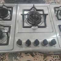گاز۵شعله استیل صفحه ای