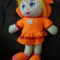 عروسک پارچه ای نارنجی ۳۸ سانتی