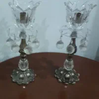 شمعدان برنز کریستال