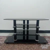 میز تلویزیون شیشه ای درحدنو بدون شکستگی