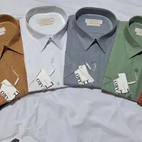 پیراهن مردانه آستین کوتاه جنس نخ