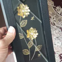 تابلو برجسته گل فلزی
