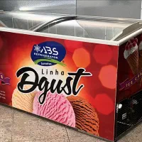 فریزر صندوقی درب شیشه ای