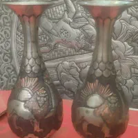 گلدان مسی رومیزی