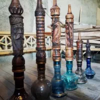 فروش 40عدد قلیانه چوبی 10سال کار