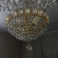 لوستر ۴ شاخه چک در حد نو