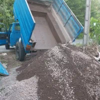 حمل ونقل شن وماسه ونخودی و بادومی وکودحیوانی