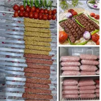خمیر کوبیده گوشت و کوبیده مرغ تازه کشتار روز