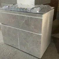 اجاق گاز سفارشی کشو جادار بزرگ شیشه ای ۸ میل