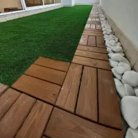 انبار پخش چمن مصنوعی گرین وال سنگ قلوه تایل ترموود