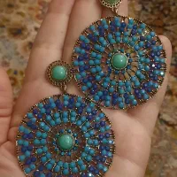 گوشواره های گردبزرگ شیک،مجلسی نونو