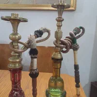 قلیون برنجی قدیمی سنگین