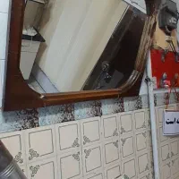 اینه با چهار چوب  چوب گردو