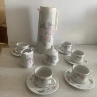 سرویس چای خوری مسافرتی چینی و سرویس قهوه خوری