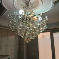 لوستر کریستالی ۸ شاخه روشنایی