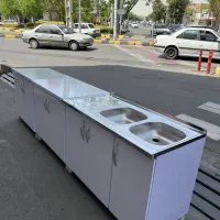 کابینت زیرسینک ظرفشویی کابینت زیرگازکشودار دودرب