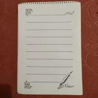 دفتر خطاطی گلاسه A4