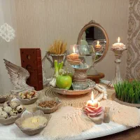 هفت‌سین آماده تحویل ۱۴۰۵ جنس پلی استر