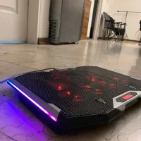 کول پد لپتاپ گیمینگ فوق حرفه ای RGB ۸ حالته ۶ فن