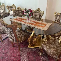 ناهار خوری طلایی کلاسیک            «۸نفره»