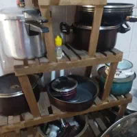استند چوبی و فلزی