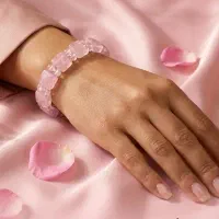 دستبند سنگ رز کوارتز برای جذب عشق