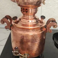 کتری و قوری. مسی