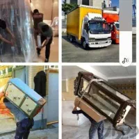 باربری  درخشان ماشین مسقف ۸ متری حمل اثاثیه منزل