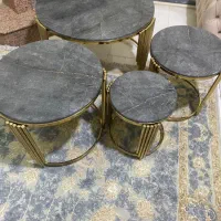 ۴ عدد میزعسلی و جلومبلی بدون خط وخش