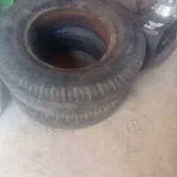 لاستیک جلو نیسان با نوار تیوب سالم