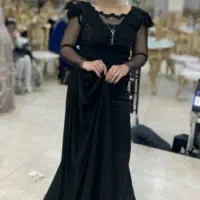 لباس مجلسی مشکی سایز ۳۸