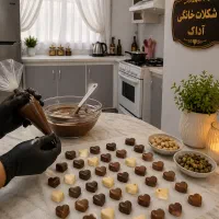 آموزش شکلات خانگی