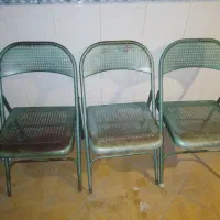 صندلی فلزی تاشو