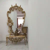 آینه سطل وجا دستمالی ساعت