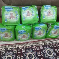 هفت عدد پوشک بچه سایز ۲ شونزده تایی