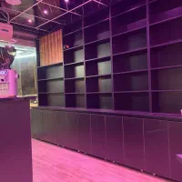 قفسه کامل مشکی ام‌ دی اف