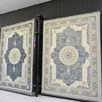 فرش وزرا۱۵۰۰شونه ۱۲متری برجسته رنگ لاکی