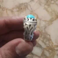 انگشتر فیروزه نیشابور دست ساز نو