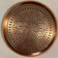 دیس سرو پذیرایی سینی مجمع مسی زنجان