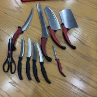 ست کامل چاقوی آشپزخانه نو (استفاده نشده)