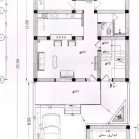 زمین ۲۰۶ متری تجاری مسکونی داریون