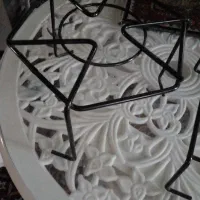 پایه زیر قابلمه ایی روی اجاق