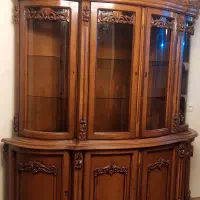 بوفه تمام چوب با کنده کاری دست