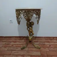 میز برنز پایه عروسکی سنگین
