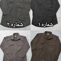 فروش پیراهن کتان دوجیب کمل و جیپ رنگ و سایز متنوع