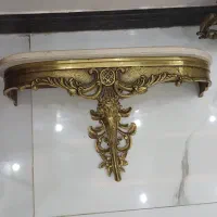 آینه برنجی قدیمی به همراه کنسول