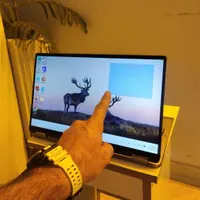 لپ تاپ dell لمسی چرخشی ۳۶۰ درجه رم ۱۶